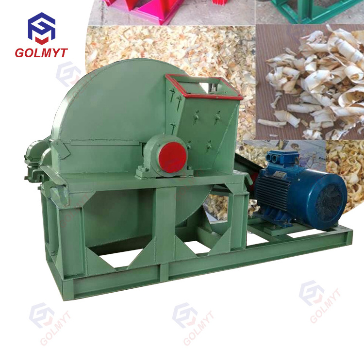 Best quality wood log hardwood shaving mill machine/wood shaving crusher