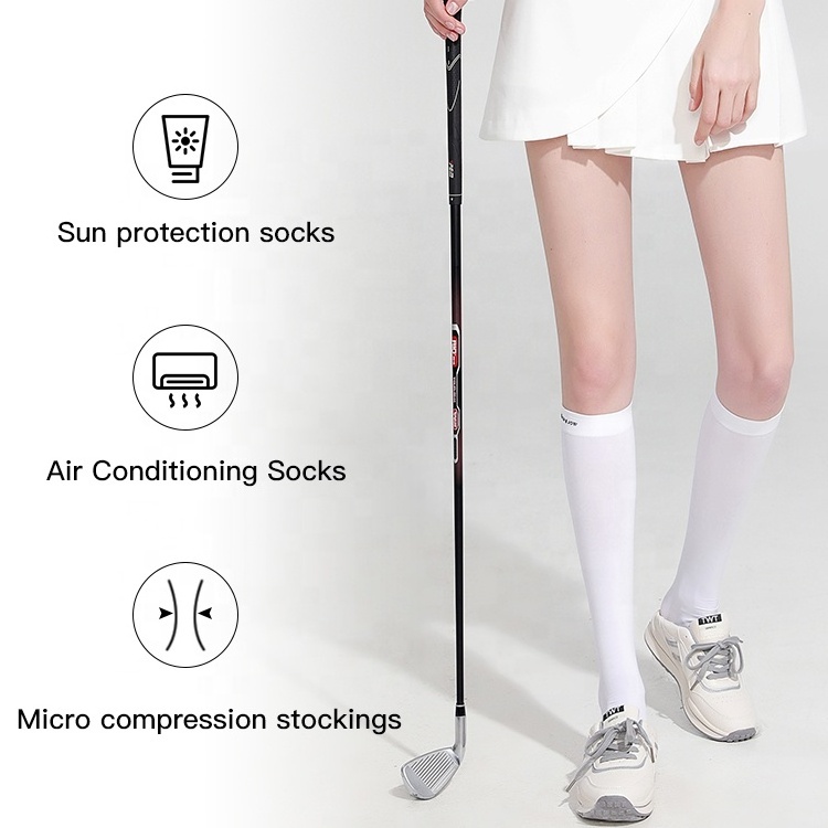 GOLOVEJOY XWZ02 Wholesale New Non-Slip Glue Outdoor Sports Over Knee Golf Long Tube Football Cycling Socks Designer Stockings