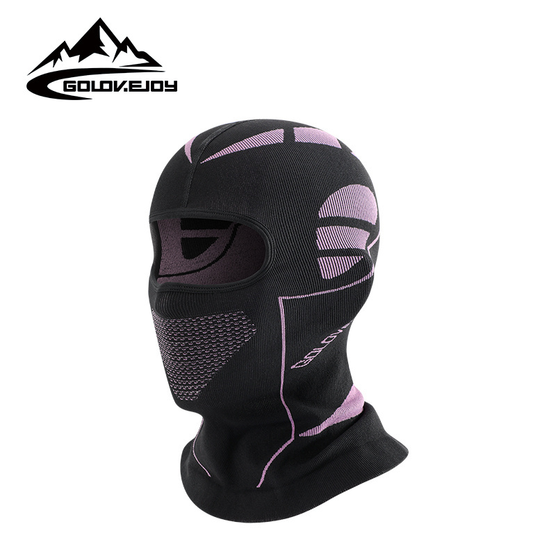 DTJ48 Wholesale 1 Hole Full Face Cover Ski Mask Winter Balaclava Skimask Black One Hole Bandana Warm Full Face Mask For Man