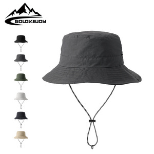 Summer Sun Bucket Hat Mens Wholesale Upf Protection Surf hat Golf Brim Waterproof Fisherman Custom Sun Bucket Hat For Fishing