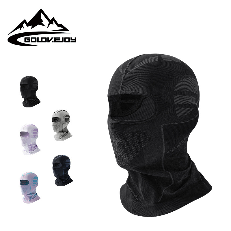 DTJ48 Wholesale 1 Hole Full Face Cover Ski Mask Winter Balaclava Skimask Black One Hole Bandana Warm Full Face Mask For Man