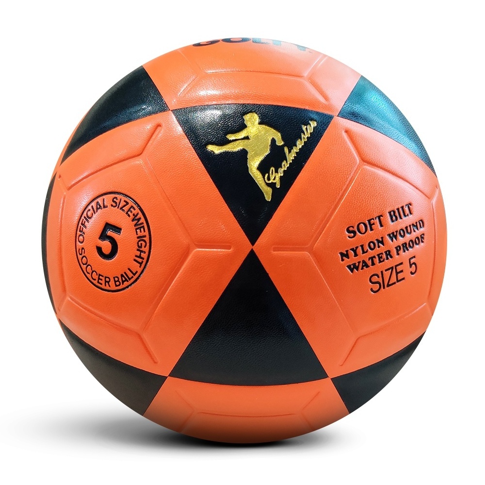 Hand Made Indoor Games PVC Inflatable Laminated Synthetic Grass Football Soccer Ball For Sale