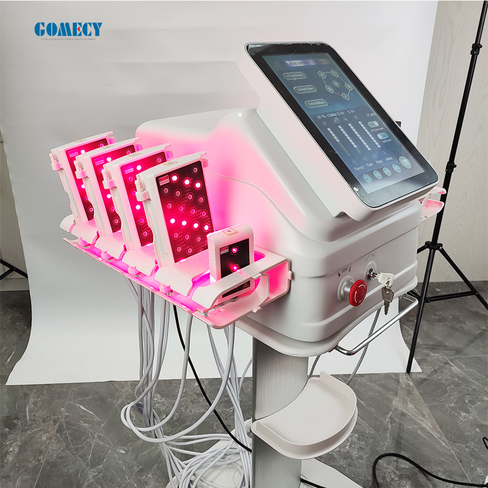 2023 6 Wavelength 6D Lipo laser Lipomax Laser Red Lights Therapy Device Fat Removal Pad Laser Slimming Machine