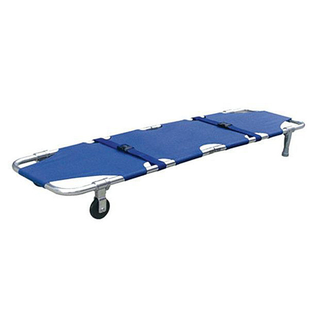 Portable Aluminum Arbitrary Molding Double Folding Emergency Rescue Stretcher