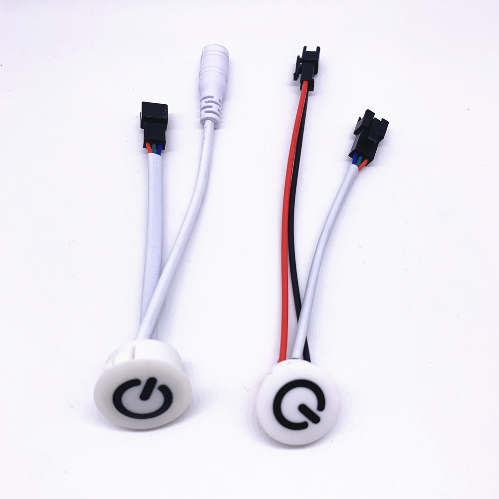 19mm diameter touch dimming switch, color changing dimming switch, DC5V12VLED light with touch sensing switch