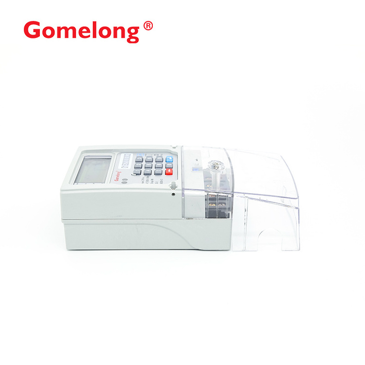 GOMELONG Fashion Style STS Standard prepaid Energy kwh power consumption meter with Free Vending System