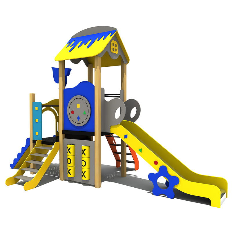 Free Design Kids Playground Park Kids Playground Outdoor Stainless Steel Slide for Sale Customized Outdoor Playground