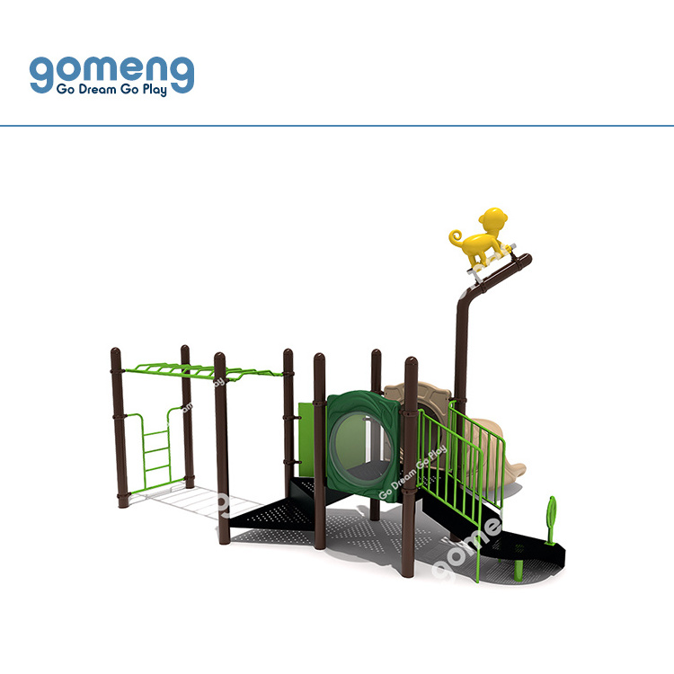 Kindergarten tube slide amusement park games plastic kids play ground children outdoor playground