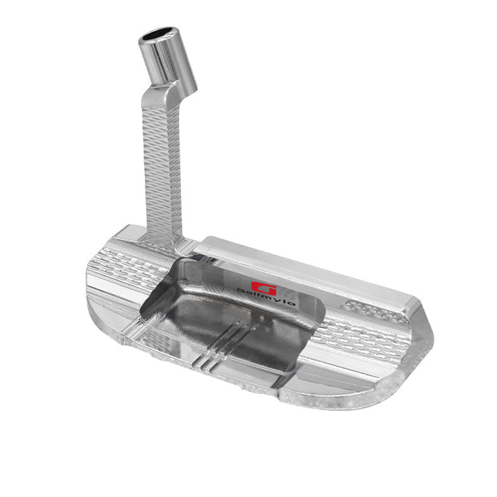 2023 wholesale golf putter delicate designed electroplated golf mallet putter golf head