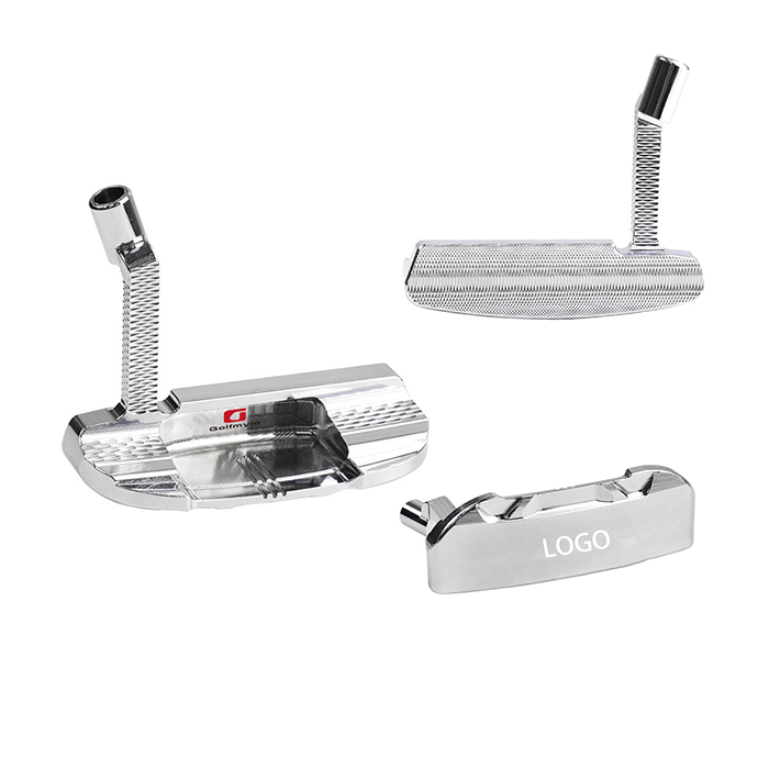 2023 wholesale golf putter delicate designed electroplated golf mallet putter golf head