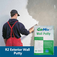 20kg durable wall skim coat hard finish damp proof White Cement Based R2 Chemical Wall Putty