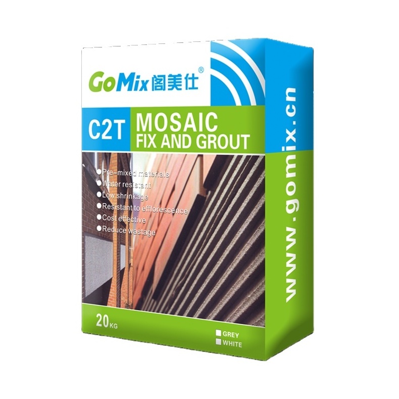 20kg Water Resistant Long Lasting Mosaic Tile Glue C2T Glass Tile Adhesive for Swimming Pool