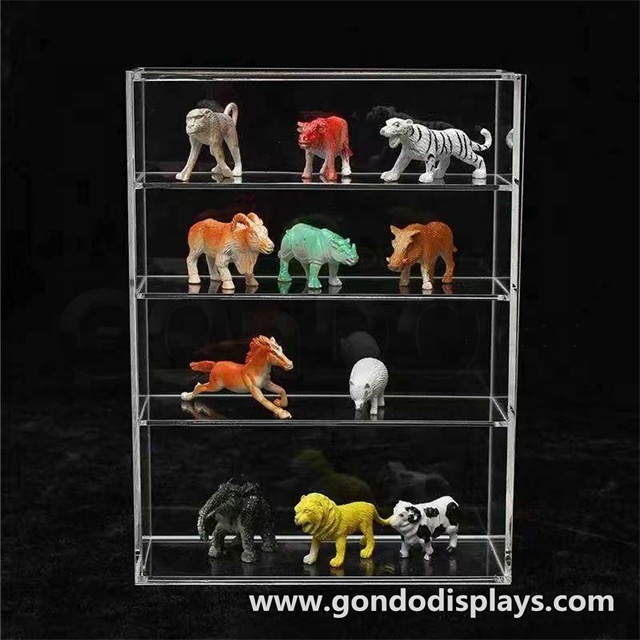 POP MART Doll blind box storage display rack wall frame transparent Acrylic Figure Display Box clear acrylic box wholesale