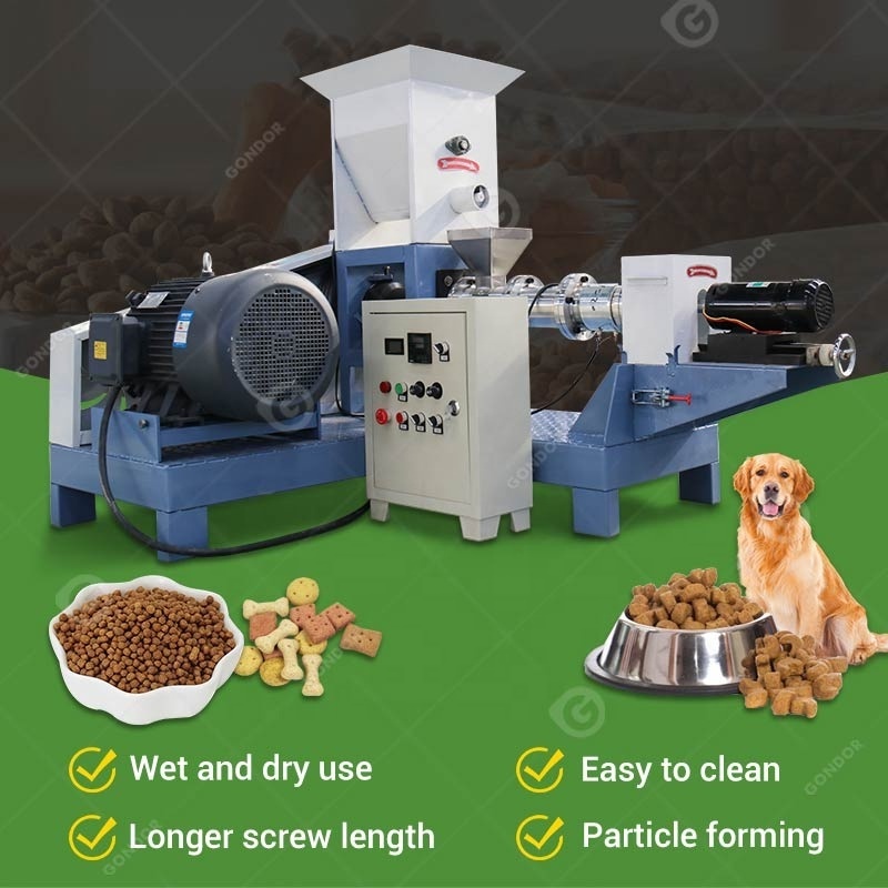 Dry Small Mill Cat Animal Price Pellet Float Fish Dog Make Extruder Pet Food Feed Processing Machine For