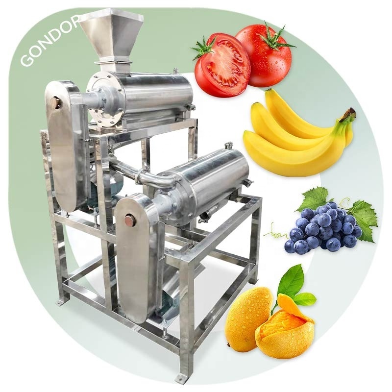 Juice Pulper Strawberry Beating Pulp Extractor Tamarind Banana Puree Make Fruits Pulpe Extraction Machine