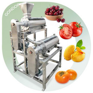 Fruta Tomato Despulpadora De Puree Pulper Mango Juice Process Persimmon Jam Make Fruit Pulp Machine