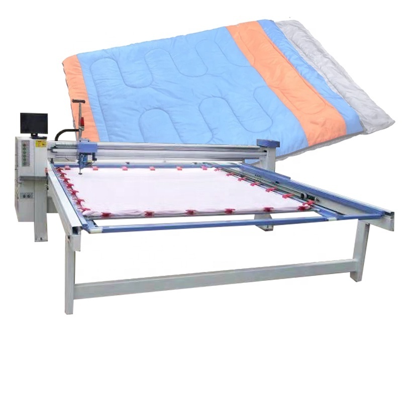 Cnc Silk Top Quilt Make Machine Ultrasonic Servo Motor Blanket Sewing for the Mattress per Roll Used