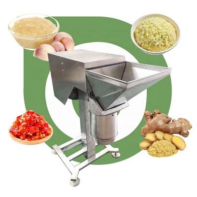 Automatic Industrial Ginger Vegetable Garlic and Onion Chop Paste Grinder Small Mash Potato Make Machine