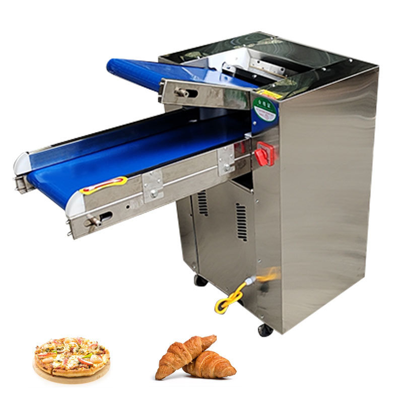 Electric Table Top 26cm Press Roll Pastry Tortilla Make Roti Sheeter Bread Flour Dough Roller Machine for Croissants