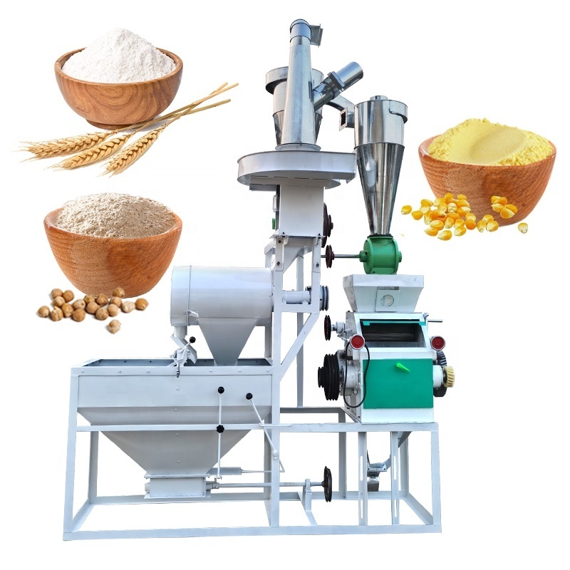 Semolina Wheat 5 Ton Per Day Rice Flour Mill Complete Production Mini Grain Line Milling Neomatic Machine