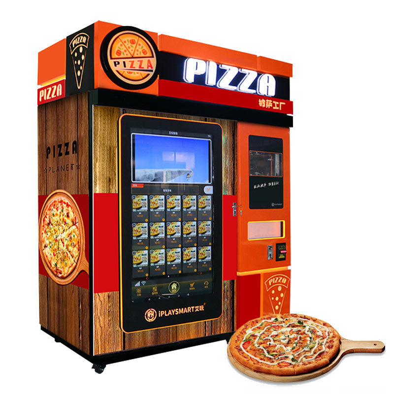 Outdoor Fully Automatic Let's Hot Food Robot Lets Fast the Pizza Make Pizza Vending Machine for Sale