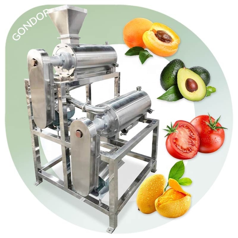 Avocado Apricot Tomato Sauce Pulp Strawberry Apple Automatic Mango Jam Make Single Channel Pulper Machine