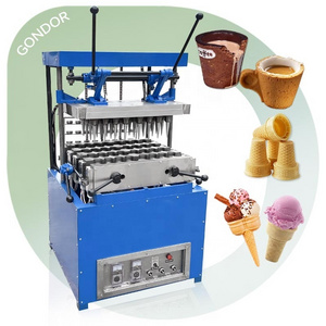 Baker Semi Manual Commercial Maker Mold Ice Cream Make Automatic Industrial Waffle Cone Machine for Make