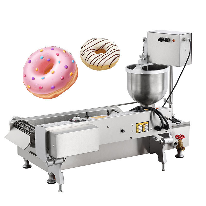 Commercial 6 In 1 Electric Doughnut Maker Gas Flower Mochi Fryer Automatic Donut Machine With Feeder Yeast