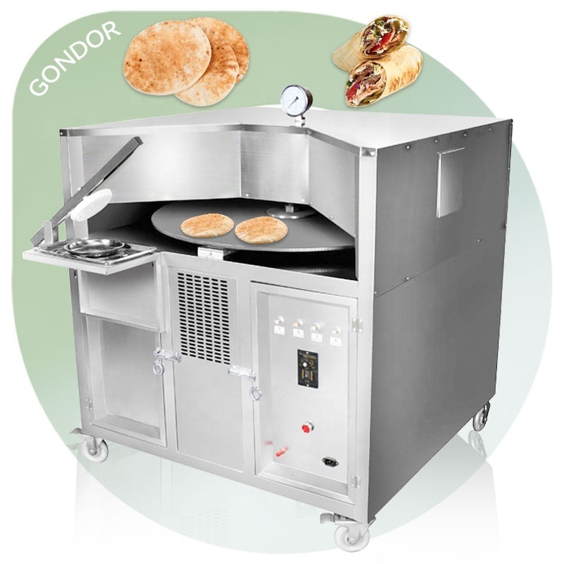 Naan Clay Make Machine/Small Pita Bread Cake Arabic Automatic Oven for Roti and Dessert