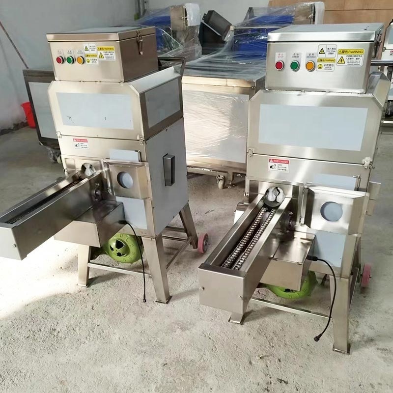 Cooked Green Motor Driven Maize Peeler Sheller and Thresher Shell Sweet Corn Stripping Machine