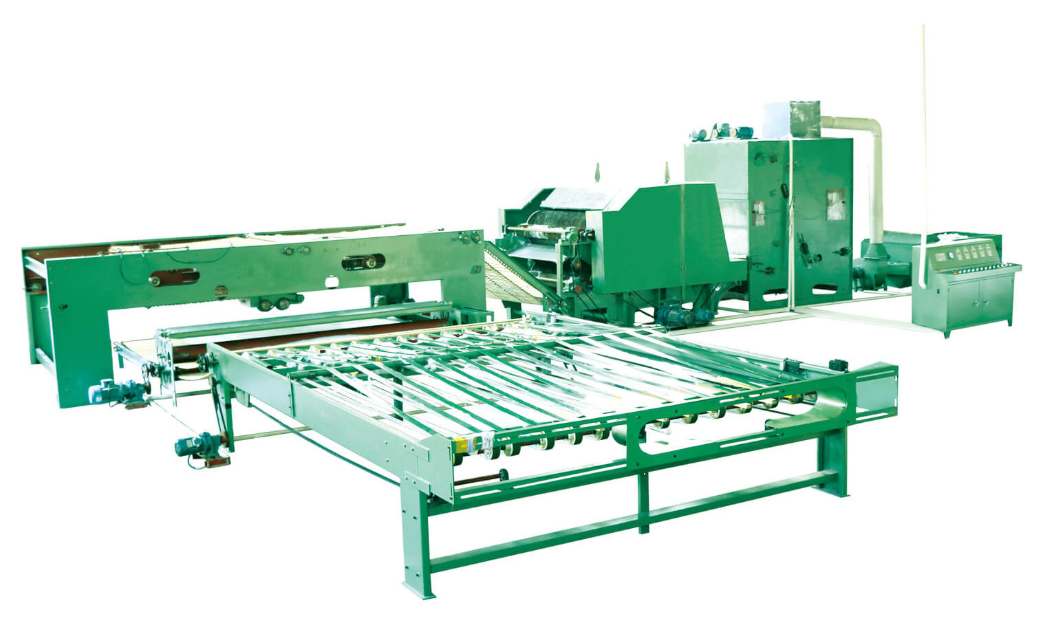 Fiber Springg . 3D Foam Quilt  Blanket Mattress Production Line Make Machine