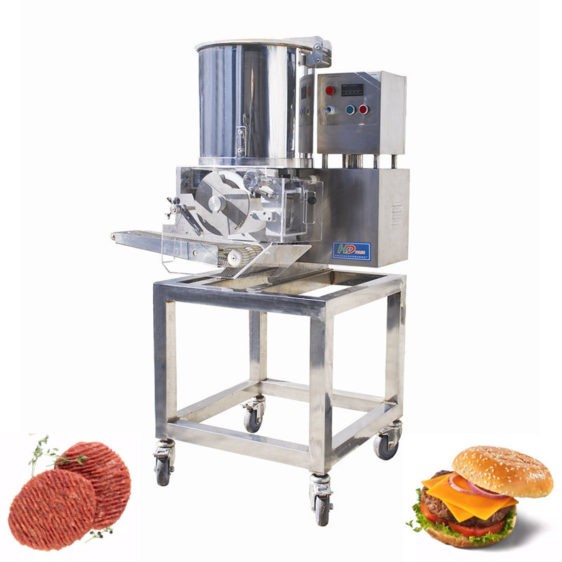 Beef And Chicken Hamburger Process Make Burger Machine Meat Nugget Production Line Fully Automatic