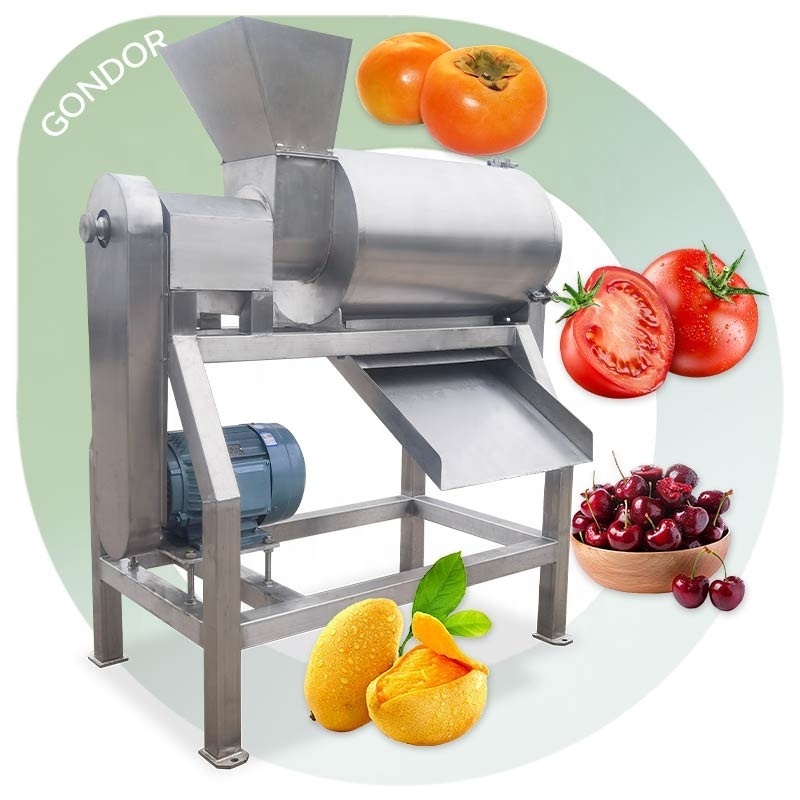 Tomato Despulpadora De Puree Pulper Mango Juice Process Fruta Persimmon Jam Make Fruit Pulp Machine