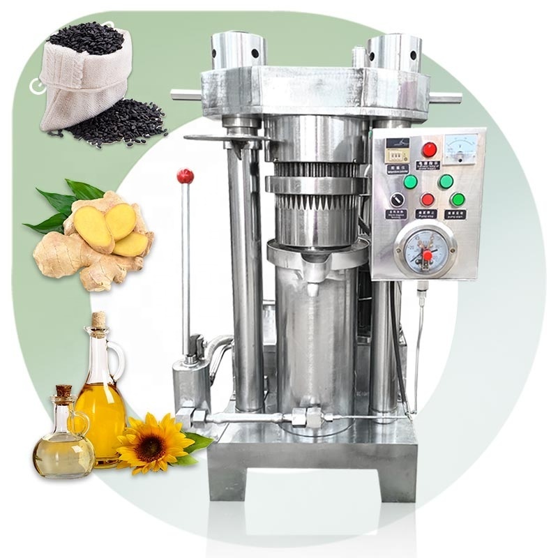 Presse Huile Pressure Small Manual Hydraulic Ginger Extraction Sunflower Make Sesame Oil Press Machine