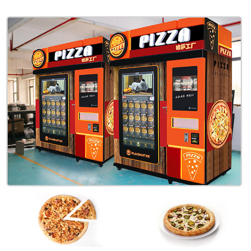 Outdoor Fully Automatic Let's Hot Food Robot Lets Fast the Pizza Make Pizza Vending Machine for Sale