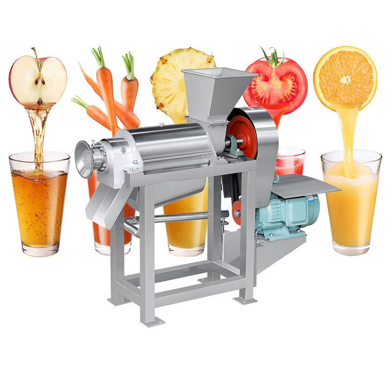 Carrot Beet Pineapple Tomato Mango Cold Press Extract Pulp Pulper Coconut Milk Fruit Juice Extractor Machine