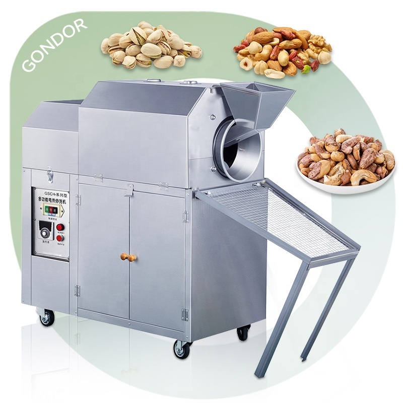 Household Peanut Coriander Seed Cashewnut Drum Dry Dried Fruit Nut Mini Roaster Chilli Roast Machine