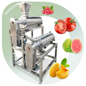 Soursop Fruit Grape Mango Destoner Pulper Finisher Raspberry Guava Pulp Jam Make Apple Puree Machine And