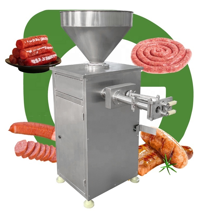 Small 26l Sausage Enema Make Filler Stuffer I German Hungarian Electric Enema Extruder Fill Machine