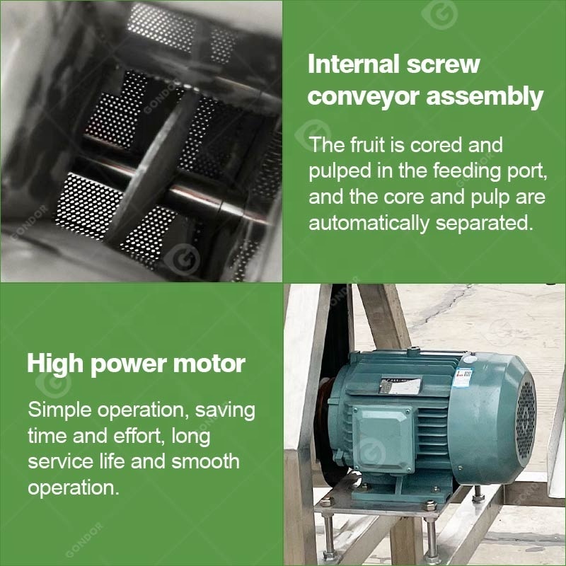 Fruta Tomato Despulpadora De Puree Pulper Mango Juice Process Persimmon Jam Make Fruit Pulp Machine