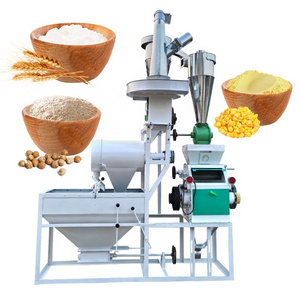 Atta Chakki Mini Maize Wheat Chinese Electric Teff Flour Mill Over 200 Ton Price in Uganda Kenya