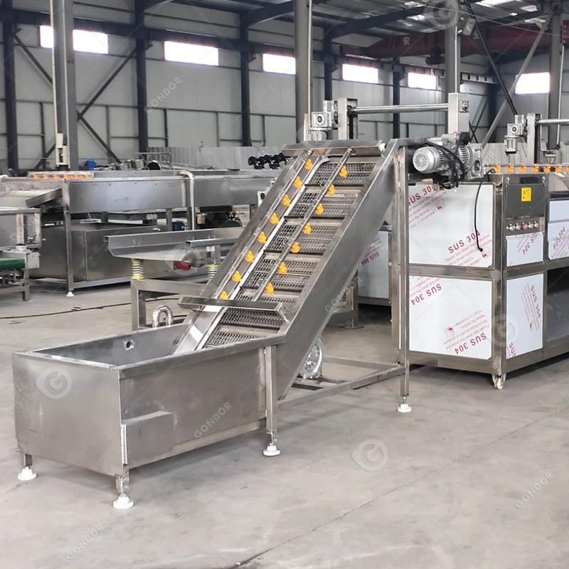 Fried Sweet Turkey Price Fully Automatic Frozen Product Line French Fry Patatos Potato Chip Make Machine