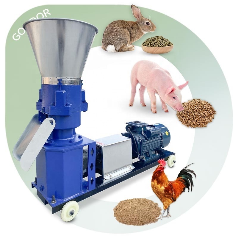 Home Mix Leaf Cheap Animal Food Processing Poultry Pillet Machine Chicken Feed Pellet Line Automatic