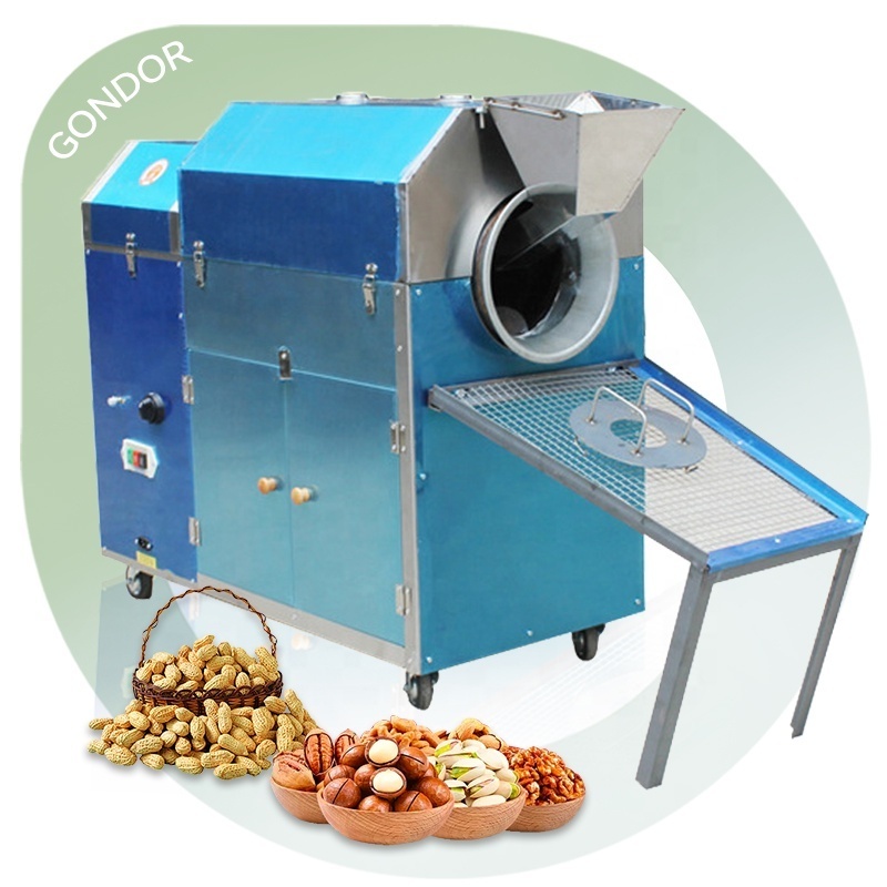 Soybean Cashew Nut Full Automatic Electric Mini Pumpkin Seed Small Peanut Roaster Roast Machine for Nut