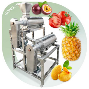 Pineapple Jam Make Industrial Vegetable Mango Puree Passion Fruit Machine Pulp Extractor Cherry Pulper