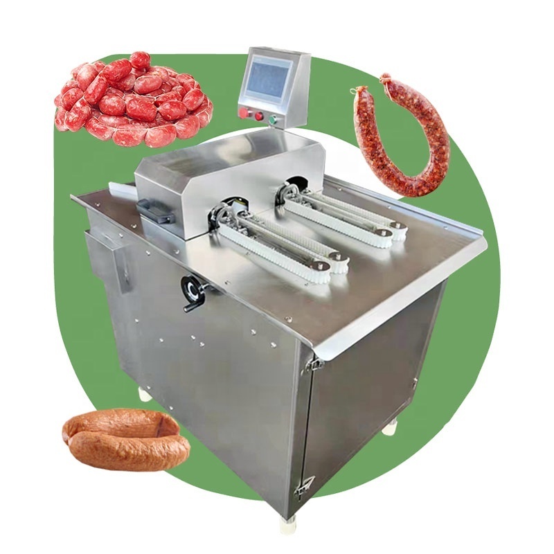 Sausage Sew Ham Binder Linker Thread Warp Link Electric Hot Dog Maker Tie Knot Tying Machine