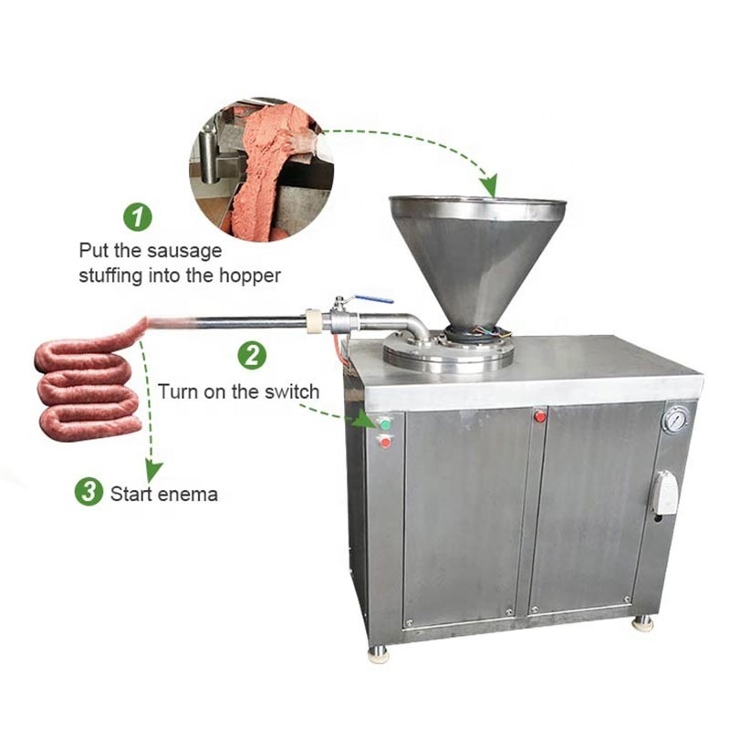 Industry Embutidora De Salchichas Electric Stuffer Automatic Maker Fill Filler Sausage Make Machine