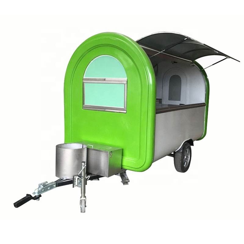 Hot Dog Burger Trailer Turkey Mobile Coffee Food Car 2020 Kebab Food Truck BBQ Trailer for with Porch Sale