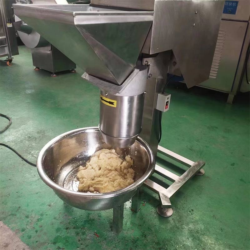 Industrial Potato Ginger Crusher Masher Vegetable Crush Grind Onion Ginger Garlic Paste Make Machine