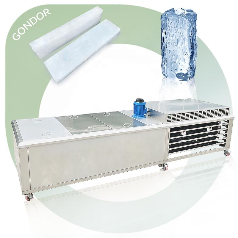 Commercial Solar Powered Guangzhou 1 Ton Clear Big Ice Cube Block Maker Make Machine for Small South Africa